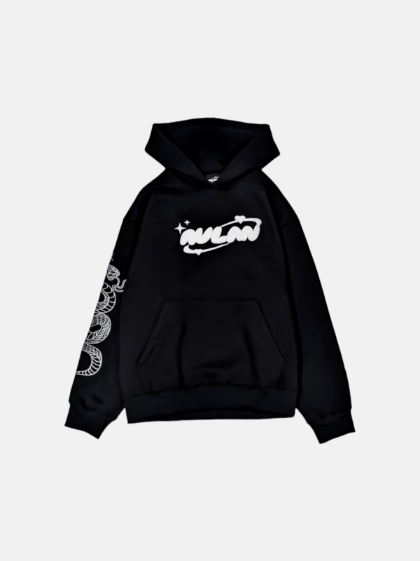 Black Oversized Hoddie